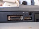 Connectors on the back of NEC PC-98LT/1